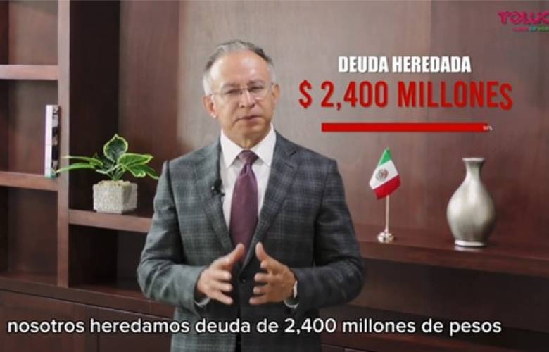 Reacciona el Alcalde de Toluca y aclara motivos del nuevo crédito para la capital