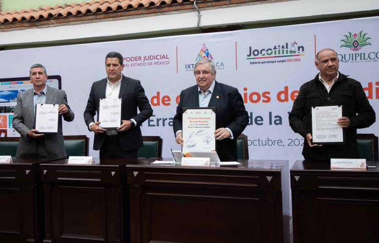 Ixtlahuaca, Jocotitlán, Jiquipilco y San Felipe del Progreso se suman al Juzgado en Línea del PJEdomex