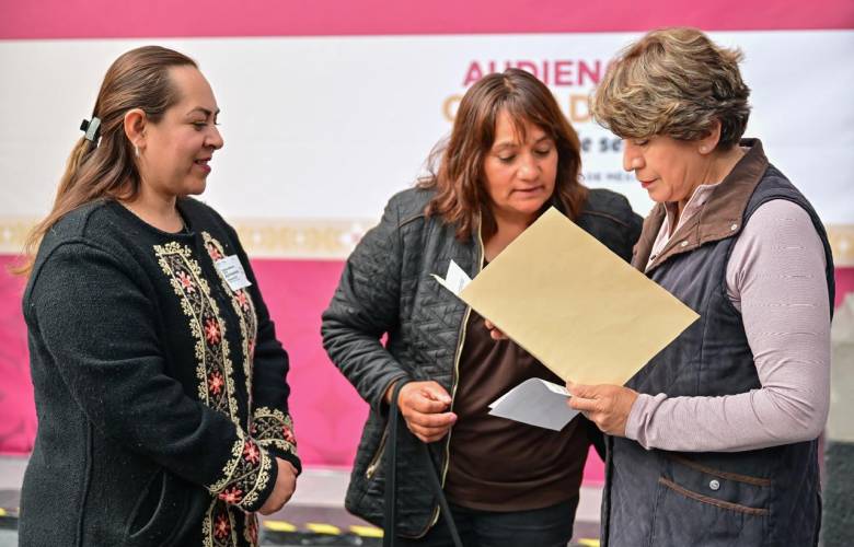 Delfina Gómez mantiene abiertas las puertas de Palacio de Gobierno