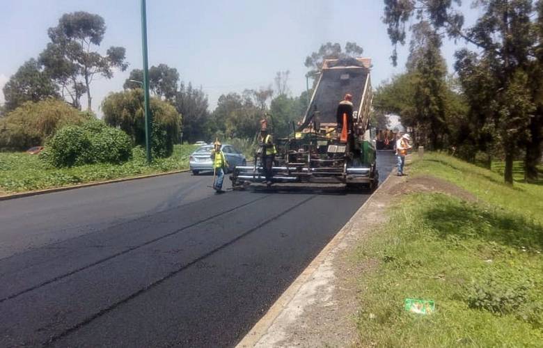 Rehabilitan calles que conectan a toluca, metepec y tenango