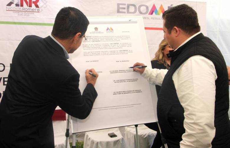 Firma gem convenioÂ para promover la inversión en nicolas romeroÂ 