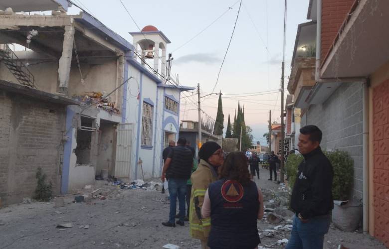 Atiende Protección Civil del EdoMéx explosión en Chalco; reportan fuera de peligro la zona