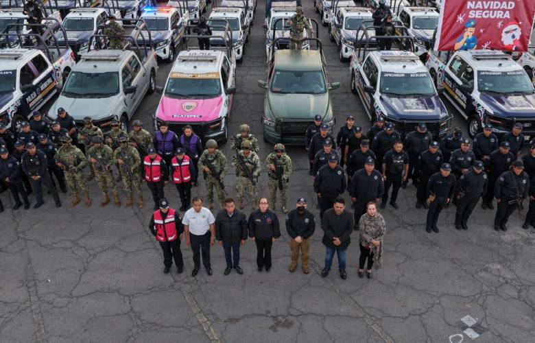 Fuerzas federales y municipales refuerzan vigilancia en Operativo Navidad Segura