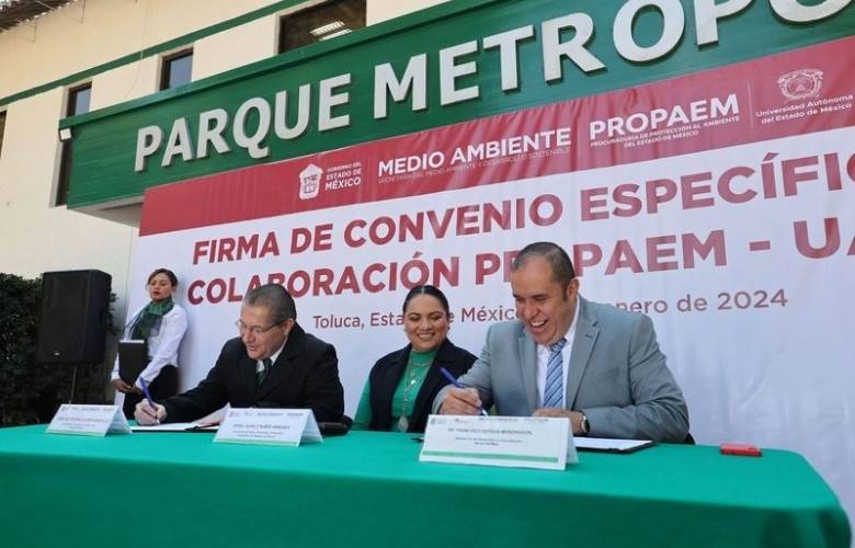 UAEMéx afianza colaboración con la PROPAEM en beneficio del medio ambiente
