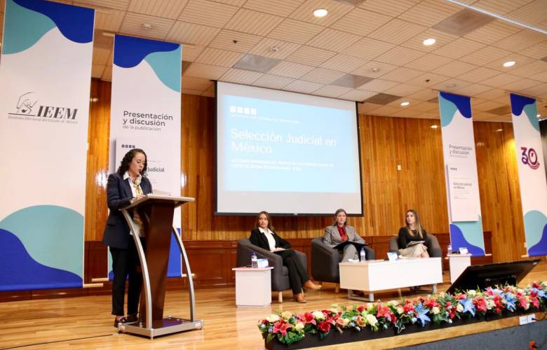 Presenta IEEM estudio sobre el proceso electoral de la elección judicial en México