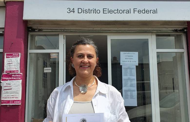 Recibe Mónica Álvarez Nemer su constancia de mayoría como diputada federal electa por el distrito 34 de Toluca 