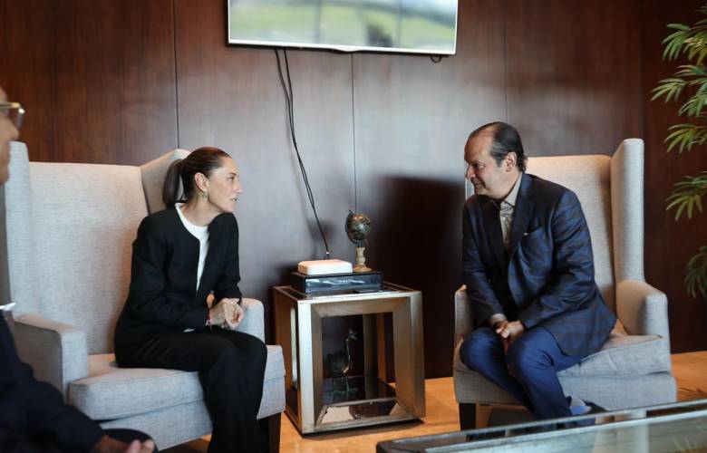 Presidenta Claudia Sheinbaum se reúne con canciller de Panamá rumbo a la cumbre G20 en Brasil 