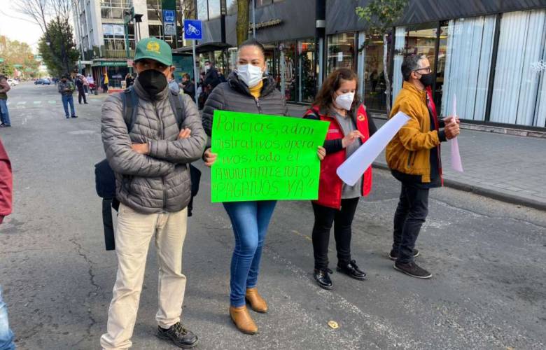 Mantienen paro trabajadores de Toluca por falta de pago