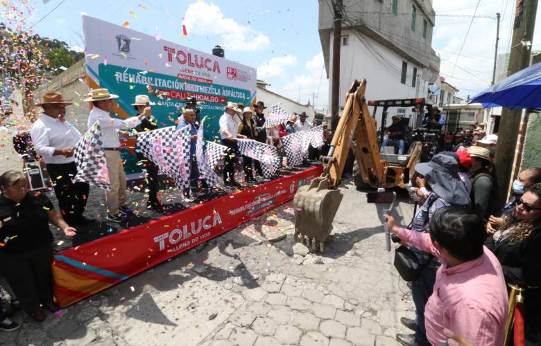Toluqueñas se sienten escuchadas y protegidas con la rehabilitación de sus calles 