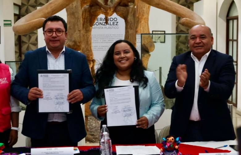Lerma y la academia Imaginatio firman histórico convenio cultural