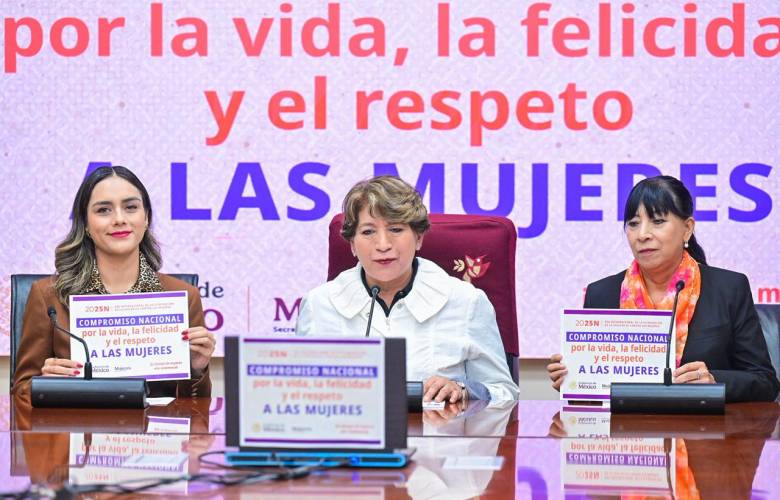 Gobierno de Delfina Gómez a la cabeza en agenda nacional contra la violencia de género