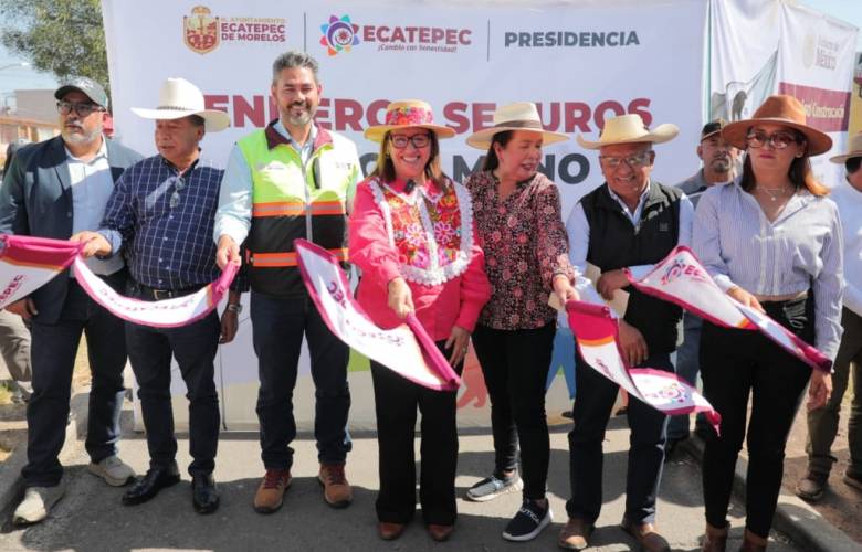 En Ecatepec priorizan la seguridad. Arranca el programa Senderos Seguros: Camina libre camina segura