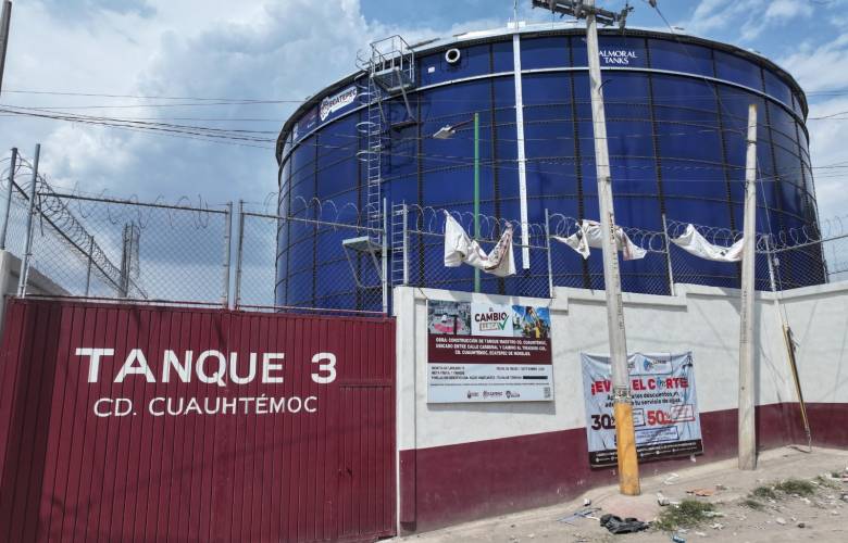 Construyen Tanque Maestro en Ciudad Cuauhtémoc para reforzar suministro de agua en Ecatepec