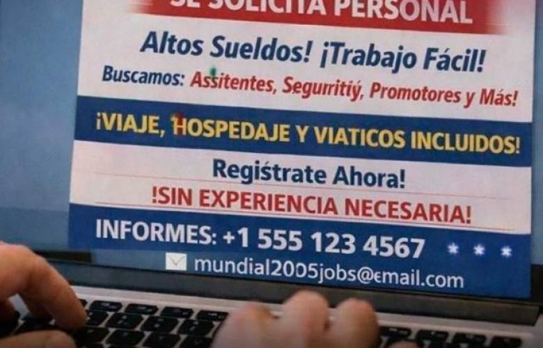 Alertan autoridades sobre fraudes laborales vinculados al Mundial 2026