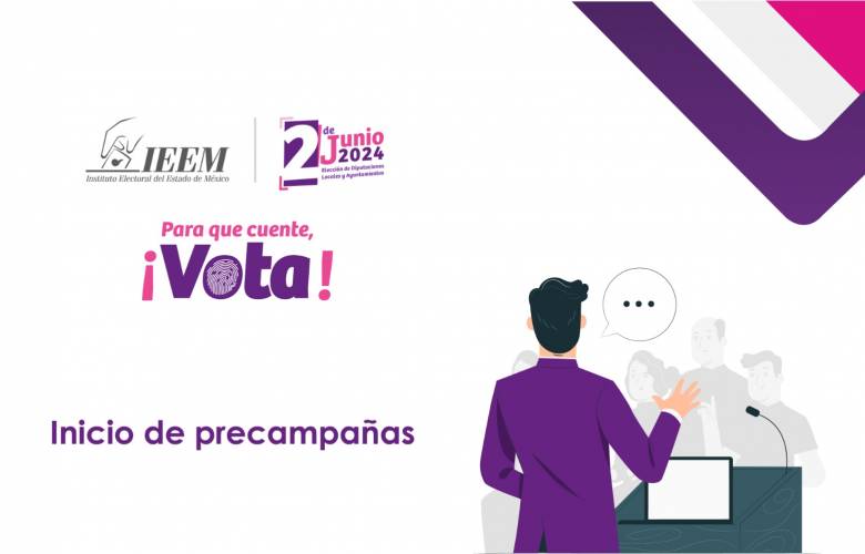 Inician este 20 de enero precampañas electorales en el Estado de México 
