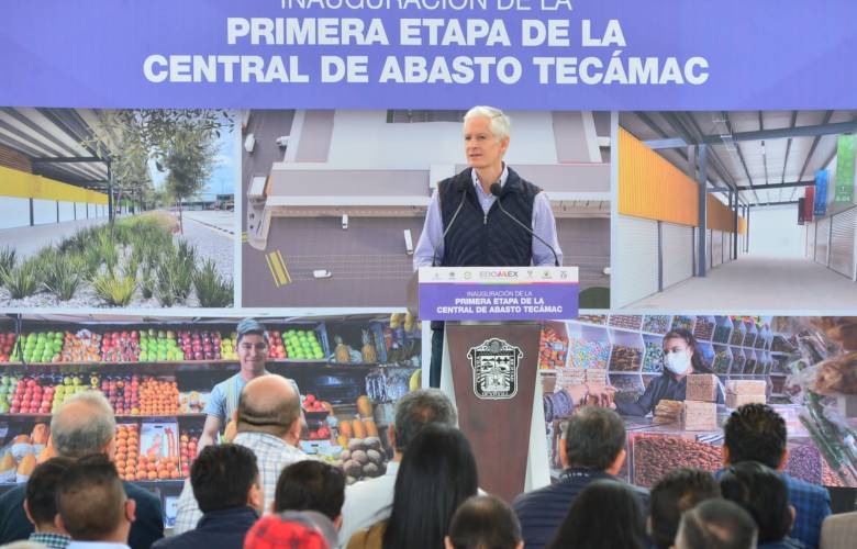 Estrenan Central de Abastos de Tecamac en su primera Etapa
