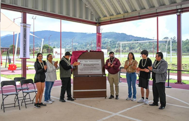 Gobierno del Edoméx entrega la renovada Unidad Deportiva de Morelos con inversión de 21.2 mdp