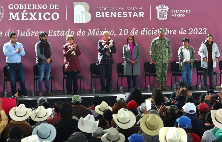 Presidente López Obrador y Gobernadora Delfina Gómez garantizan entrega de programas sociales directos y sin intermediarios en el EdoMéx