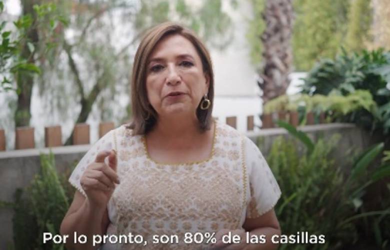Xóchitl Gálvez pedirá recuento en 80 por ciento de casillas
