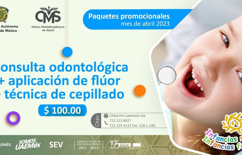Ofrece CMS de la UAEMéx consultas médicas para niños, a precios preferenciales