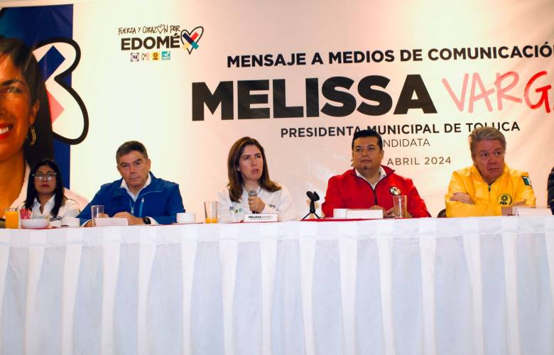 Melissa Vargas inicia campaña para tratar de conservar el gobierno de Toluca
