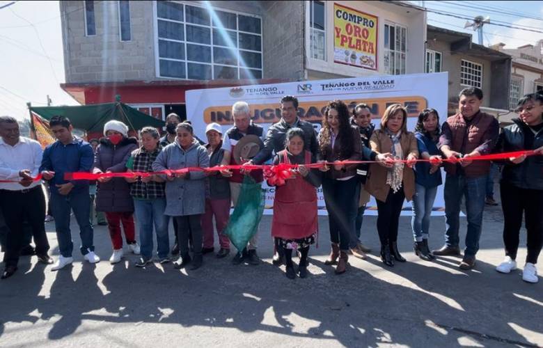 Entrega Roberto Bautista más obras para mejorar la calidad de vida de las y los tenanguenses