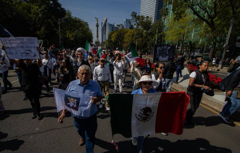 Marchó por segunda vez la Generación Z descontenta con 7 años de la 4T