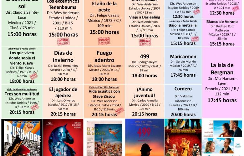 Ofrece la Cineteca Mexiquense su primera cartelera del año 