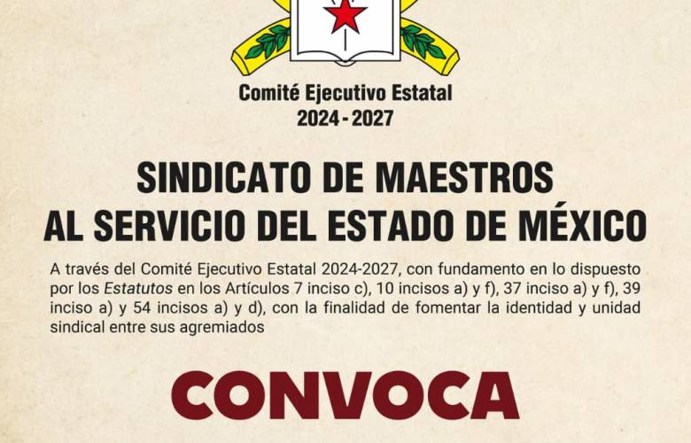 Convoca SMSEM al magisterio mexiquense a fortalecer su memoria histórica sindical