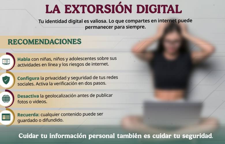 Emite SSPC recomendaciones para prevenir la extorsión sexual digital