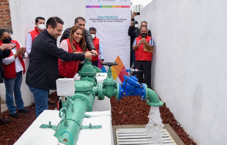 Rehabilitación de pozo en San Antonio La Isla beneficia a más de 25 mil personas