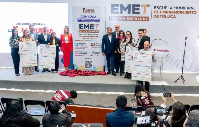 Lanza Toluca la primera Escuela Municipal de Emprendimiento de México