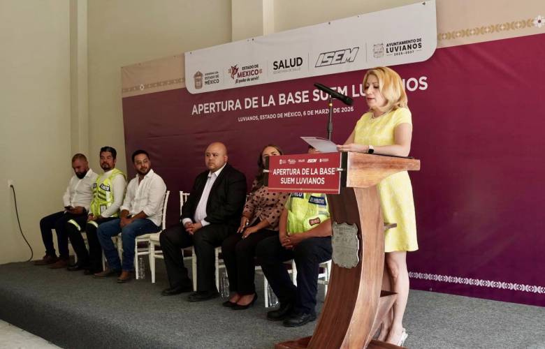 Suma Gobierno del Edomex ocho bases de urgencias médicas para responder ante accidentes, contingencias, fenómenos naturales y rescates