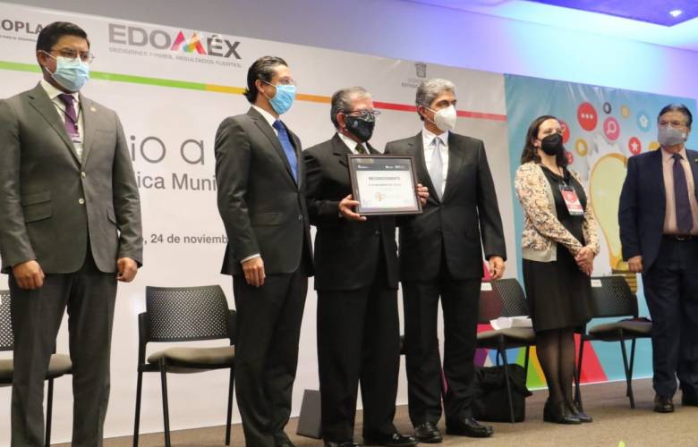 Otorgan al gobierno de Toluca doble Premio Estatal a la Innovación Pública Municipal 2021