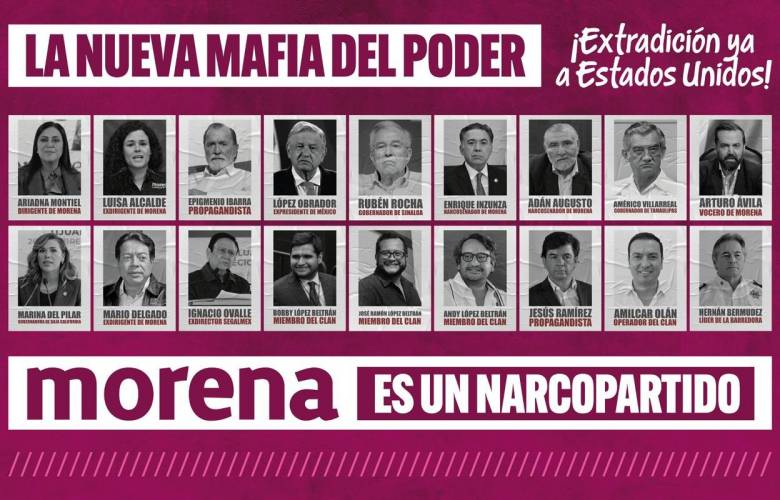 Solicita PRI a EU declarar a Morena como organización terrorista
