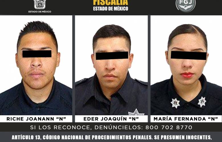 Vinculan a proceso a tres policías de Naucalpan por abuso de autoridad y tortura